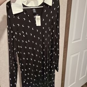 Long sleeve moon dress